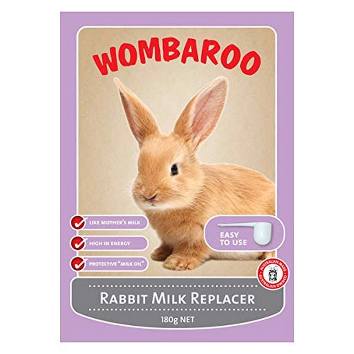 Wombaroo Rabbit Milk Replacer for Baby Bunnies - 6.3 Ounces, Short Expiration Date 08/26